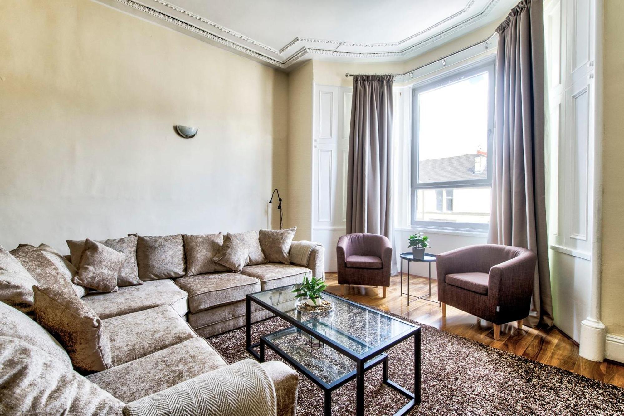 Stunning 5 Bedroom Apt, Close To City Centre, Sec, Hydro And Motorway Glasgow Zewnętrze zdjęcie